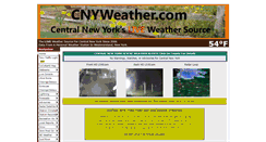 Desktop Screenshot of cnyweather.com
